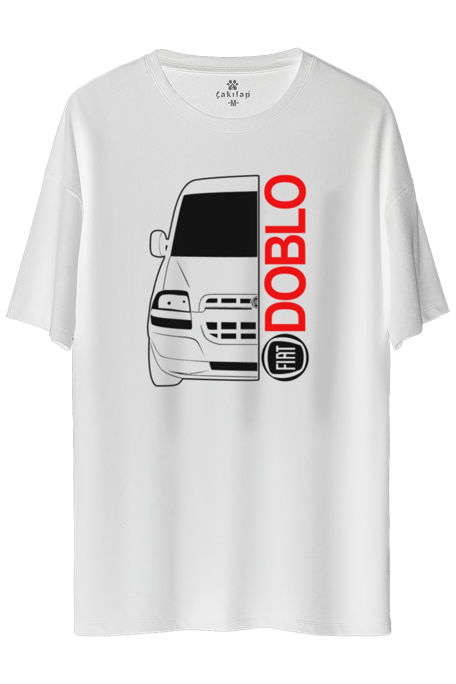 Fiat Doblo  Baskılı Oversize Tişört