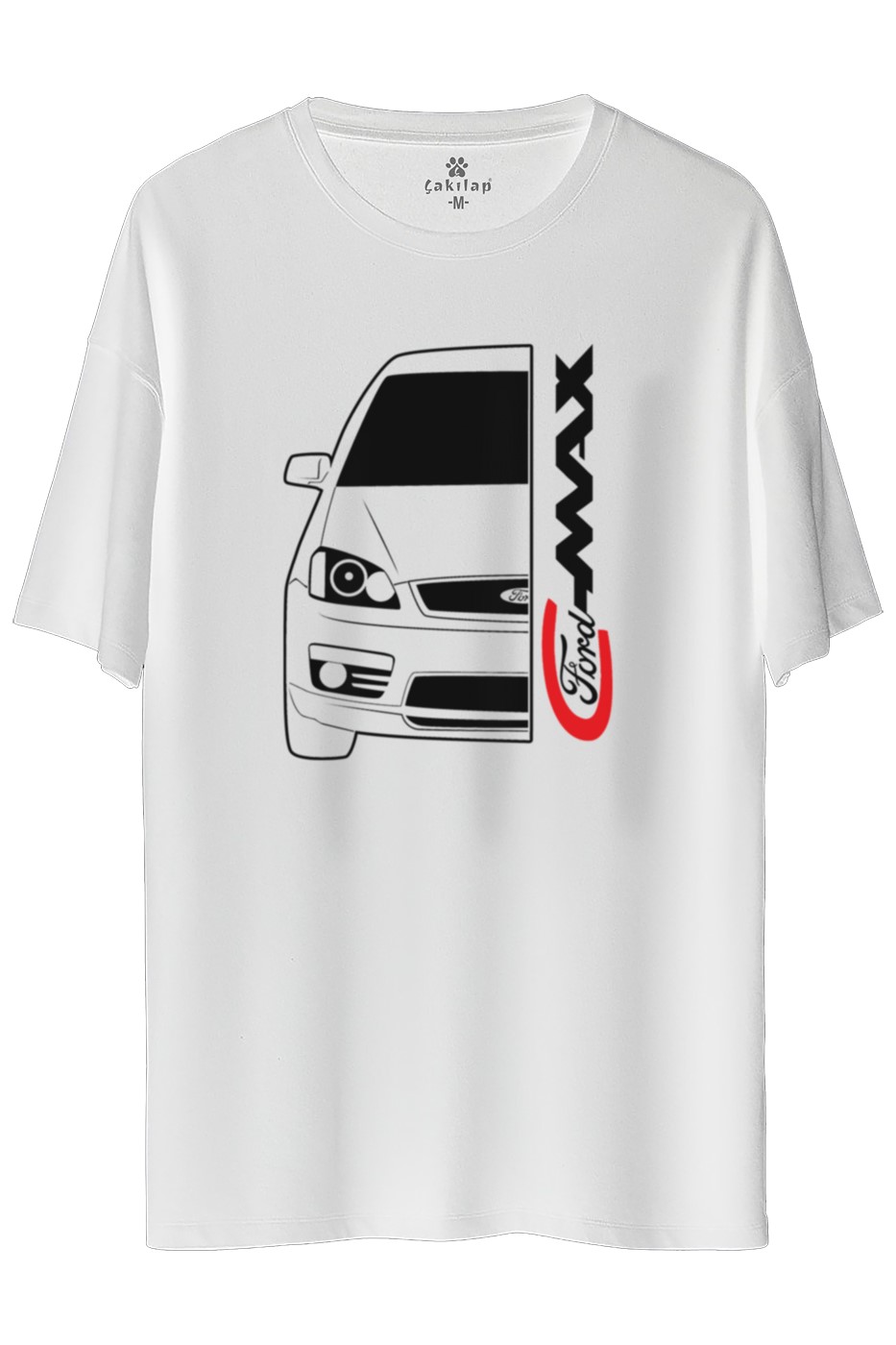 Ford Cmax Baskılı Oversize Tişört