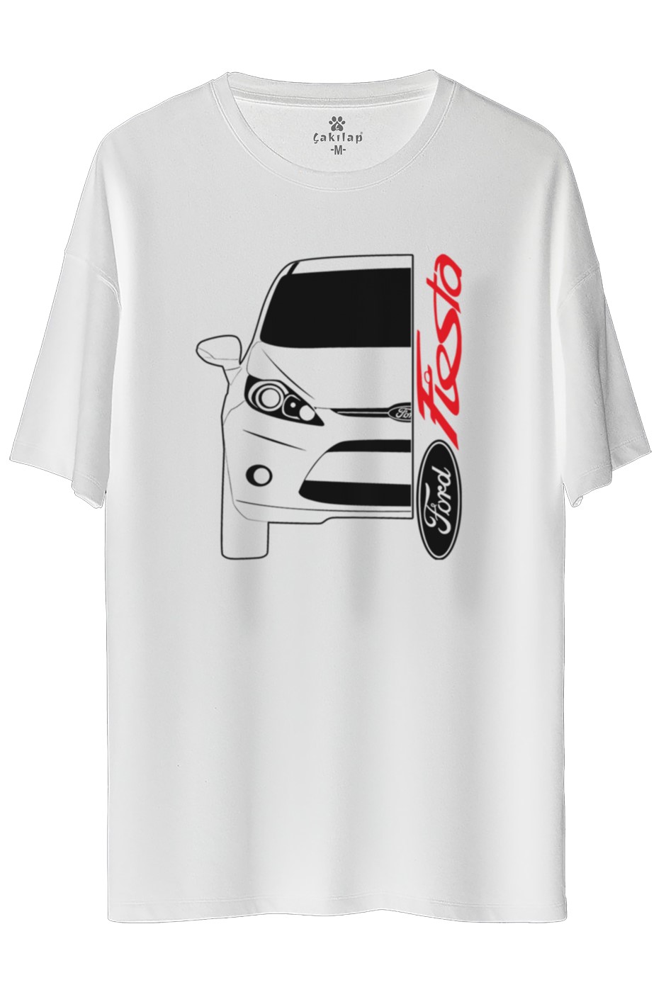 Ford Fiesta Mk7 Baskılı Oversize Tişört