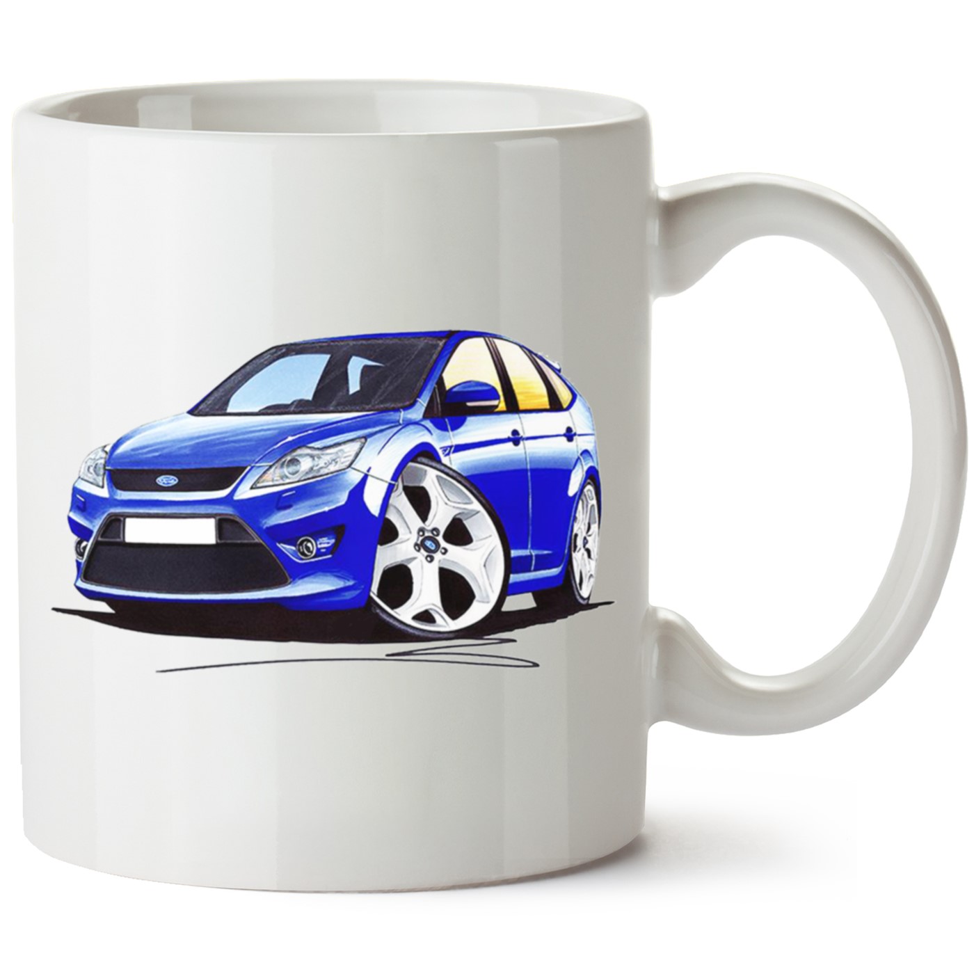 Ford Focus Mk2 Baskılı Porselen Kupa Bardak