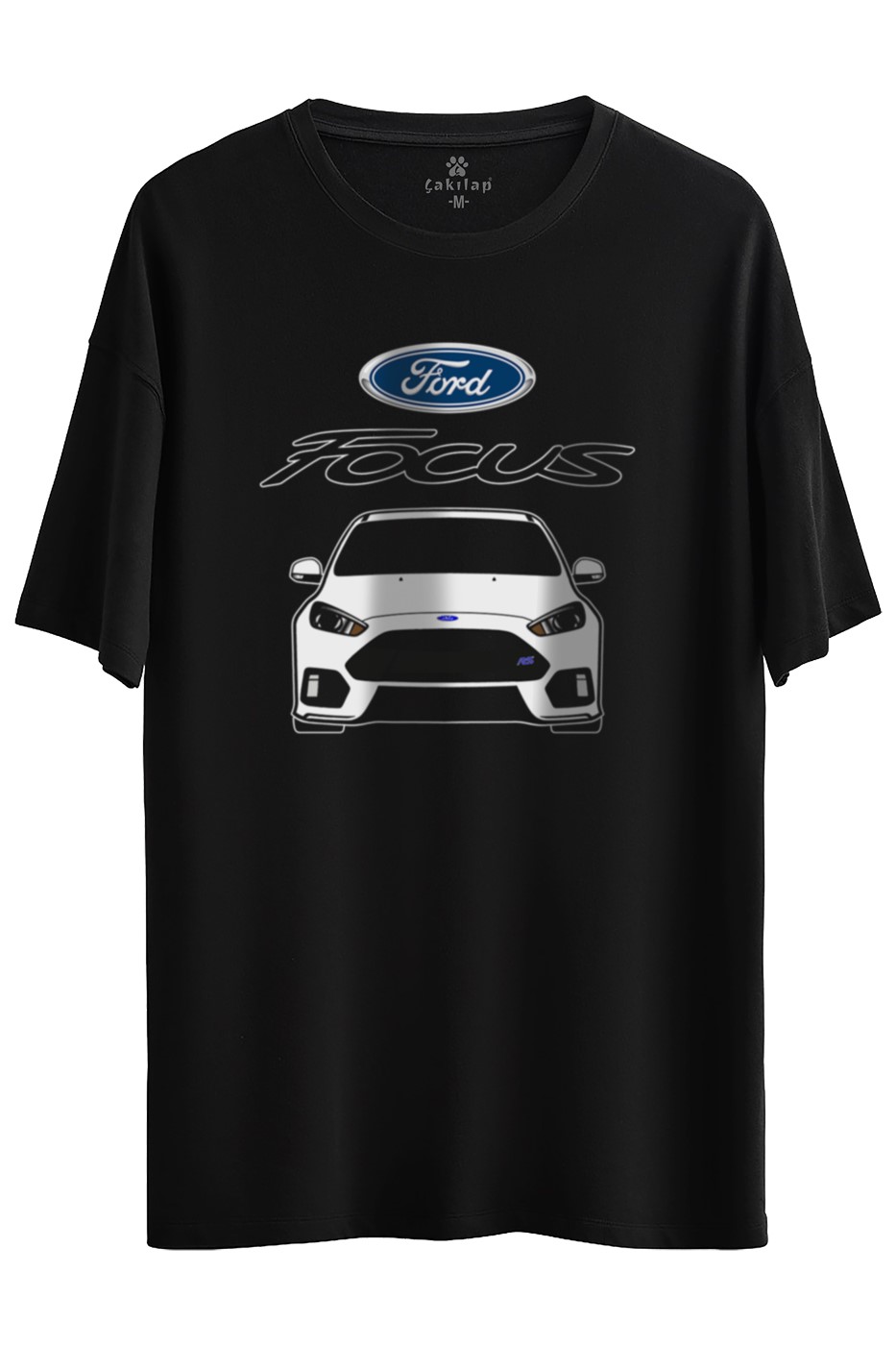 Ford Focus Mk4 Baskılı Oversize Tişört