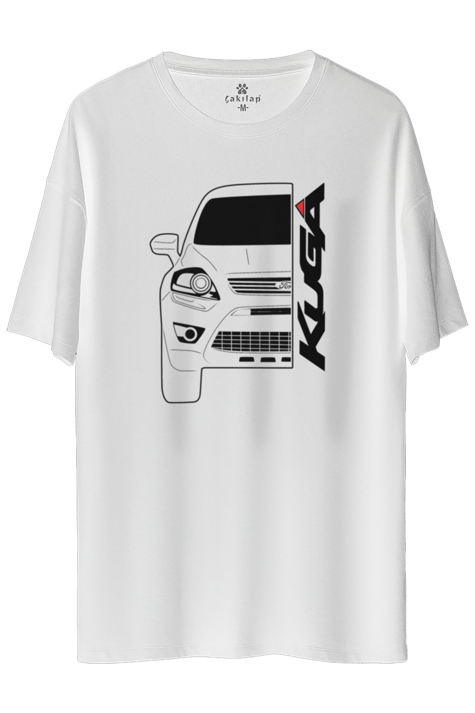 Ford Kuga Baskılı Oversize Tişört