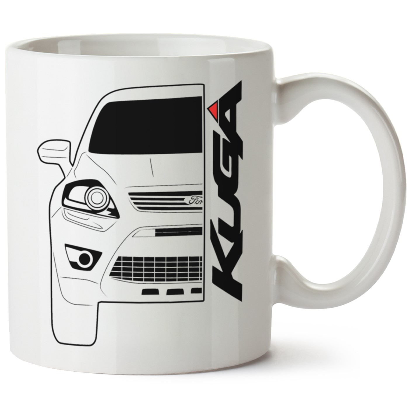 Ford Kuga Baskılı Porselen Kupa Bardak