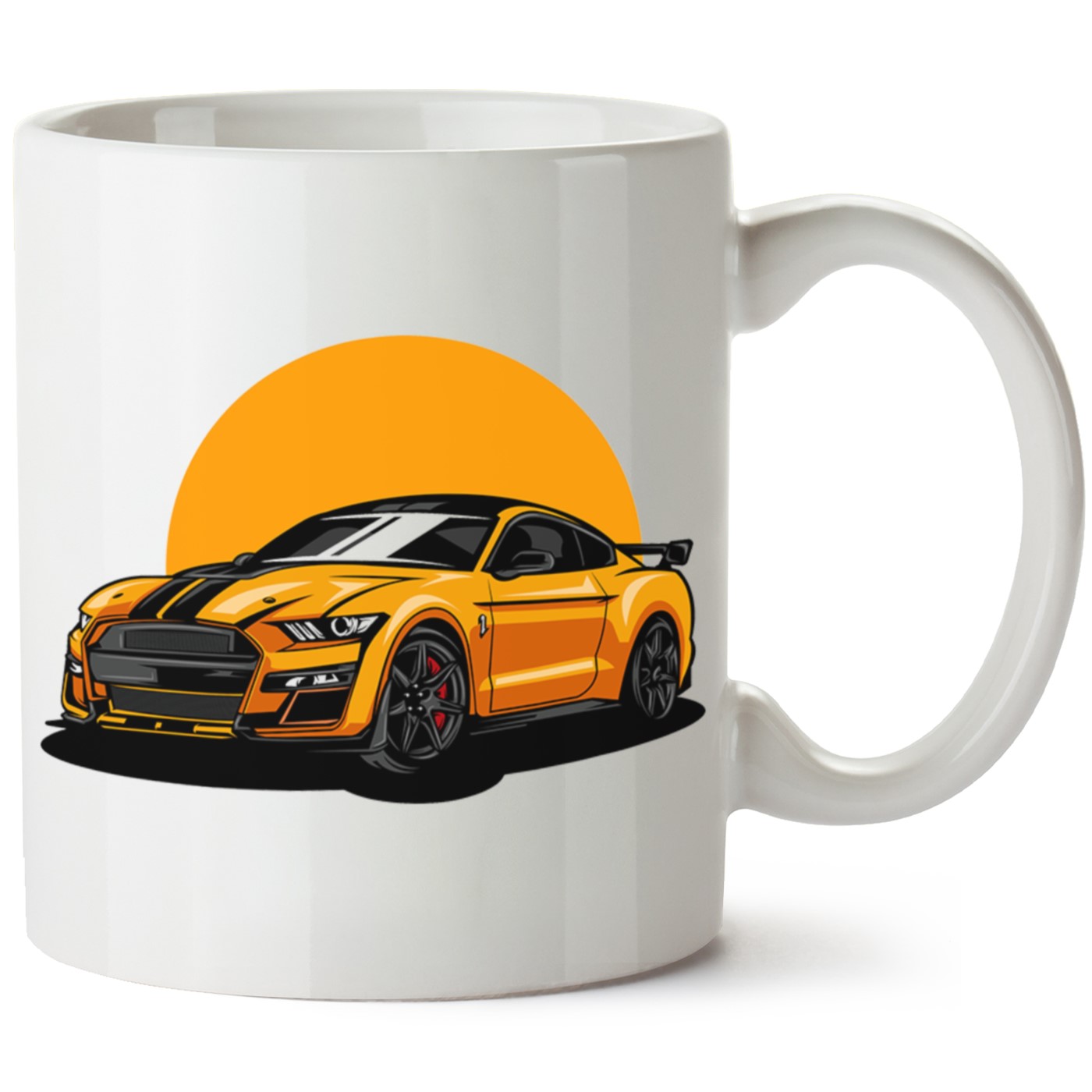 Ford Mustang Baskılı Porselen Kupa Bardak