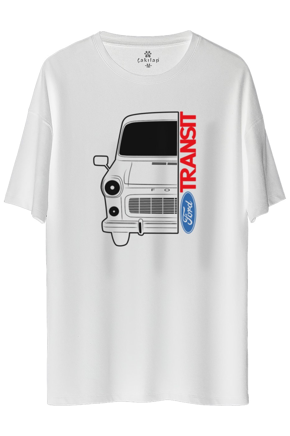 Ford Transit Baskılı Oversize Tişört