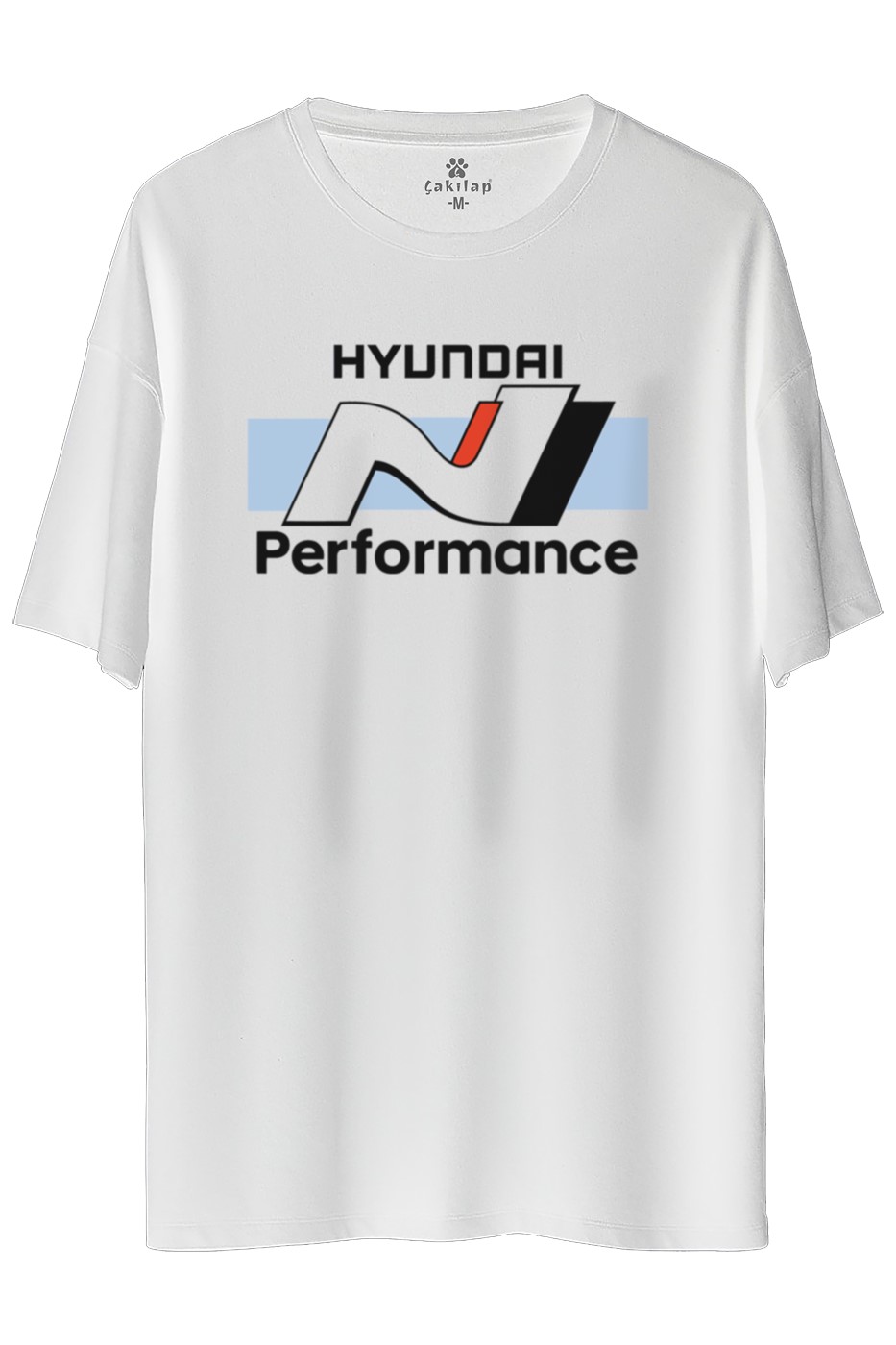 Hyundai N Performance Baskılı Oversize Tişört