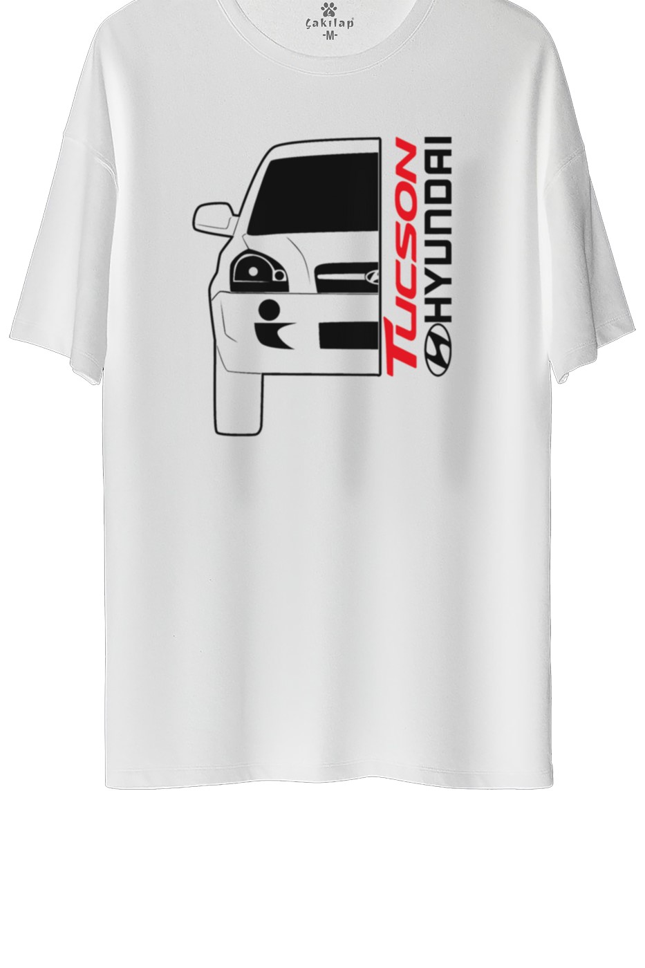 Hyundai Tucson Baskılı Oversize Tişört