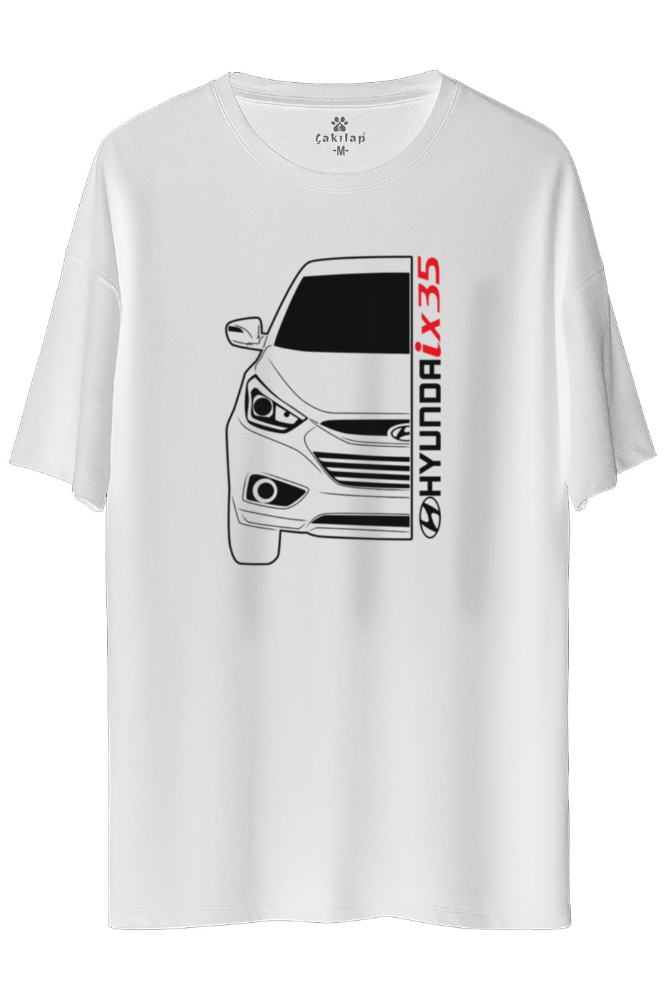 Hyundai ix35 Baskılı Oversize Tişört