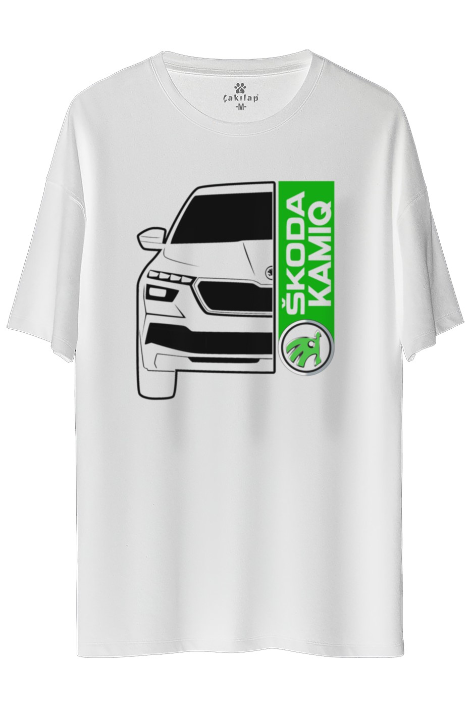 Skoda Kamiq Baskılı Oversize Tişört