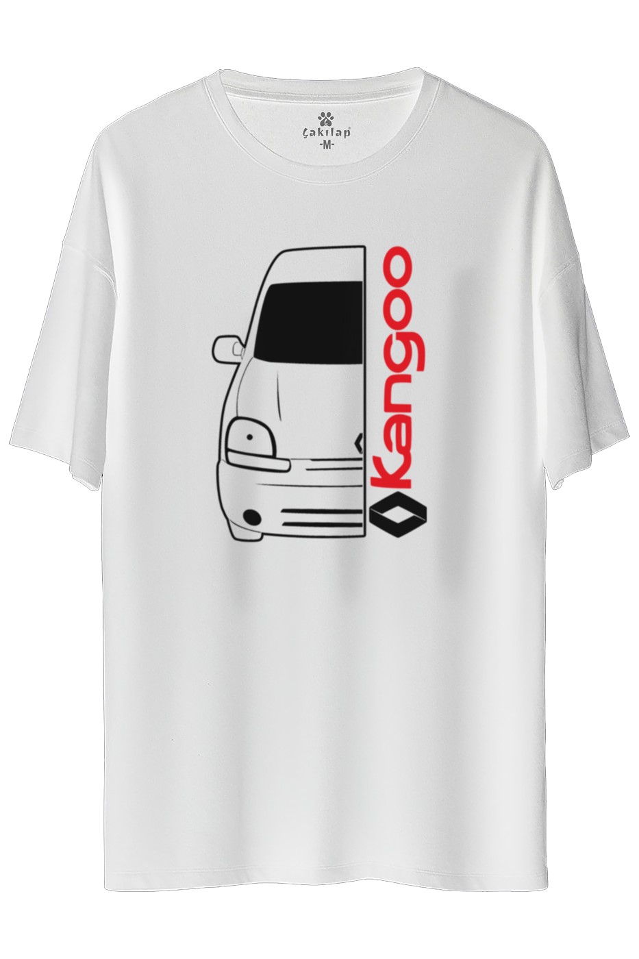 Renault Kangoo Baskılı Oversize Tişört