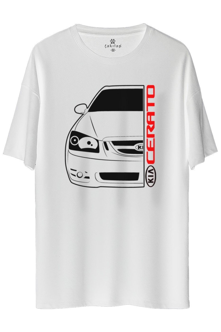 Kia Cerato Baskılı Oversize Tişört