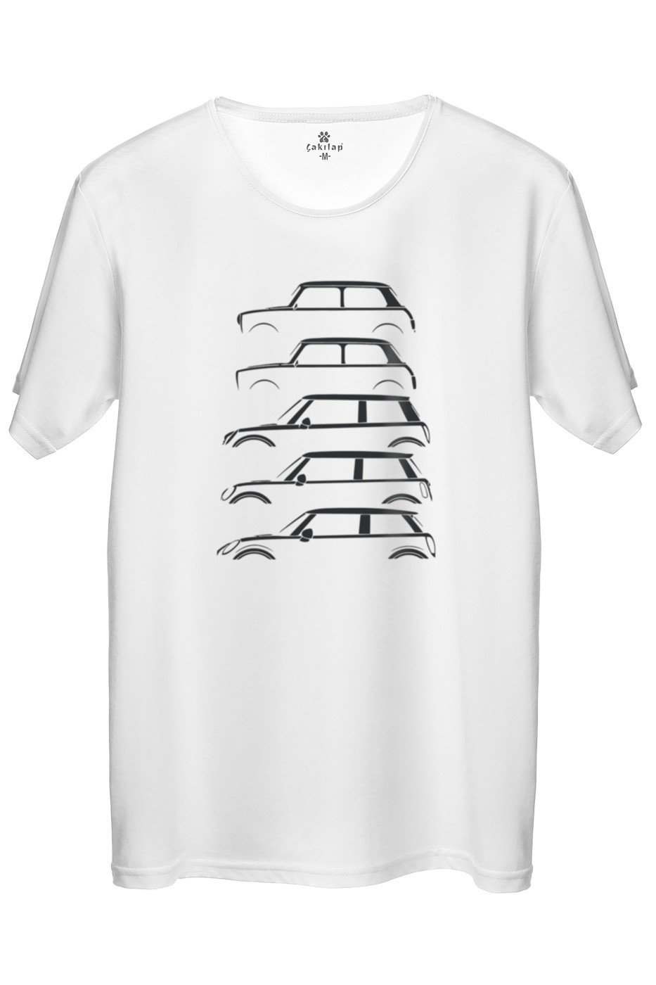 Mini Cooper Baskılı Regular Tişört