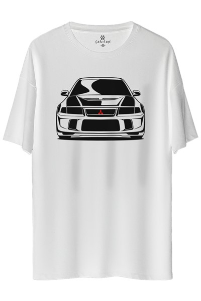 Mitsubishi Evo 6 Baskılı Oversize Tişört