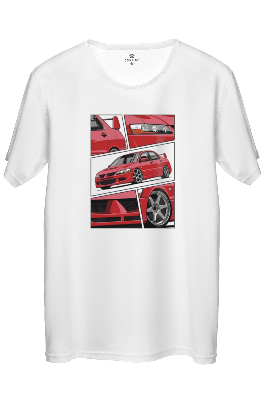 Mitsubishi Evo 8 Baskılı Regular Tişört