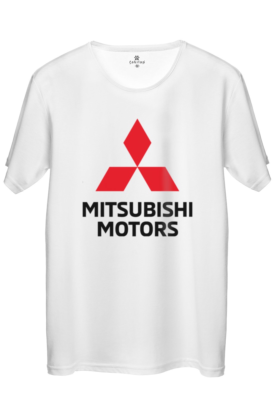 Mitsubishi Logo Baskılı Regular Tişört
