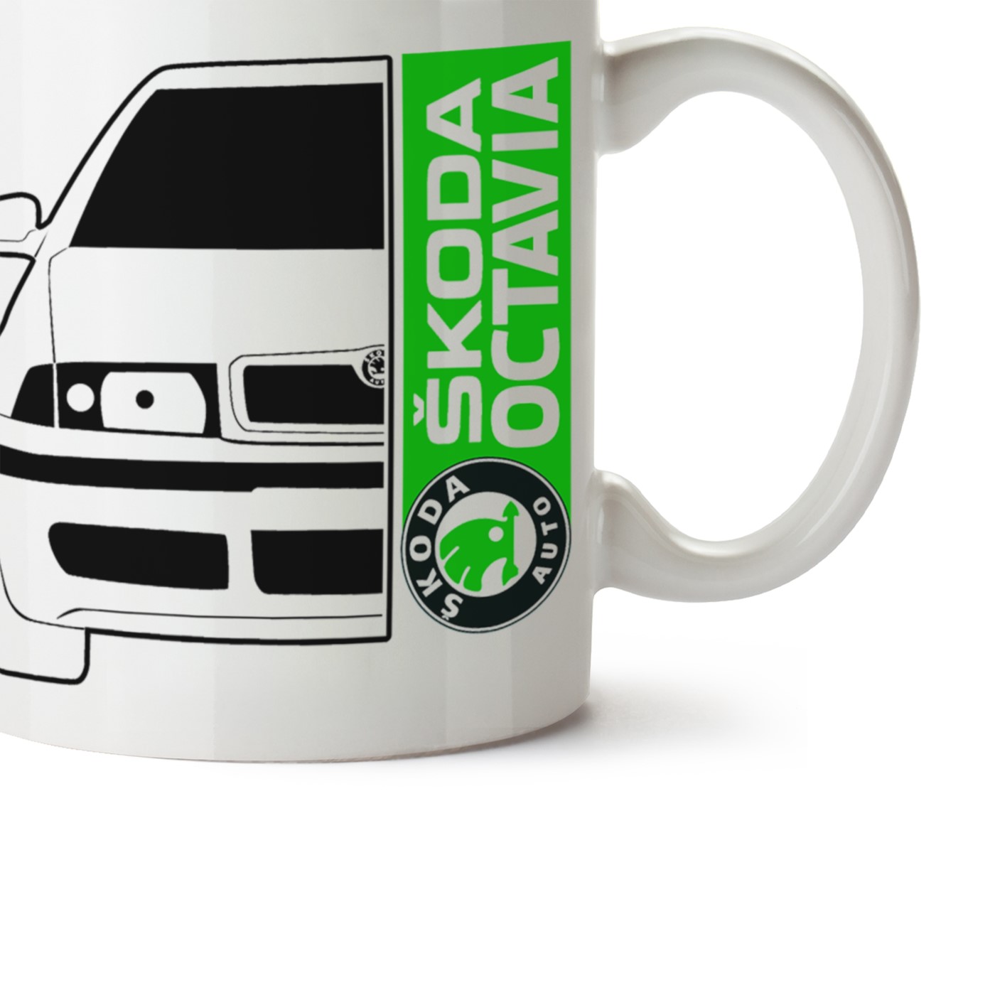 Skoda OctaviaA4 Baskılı Porselen Kupa Bardak