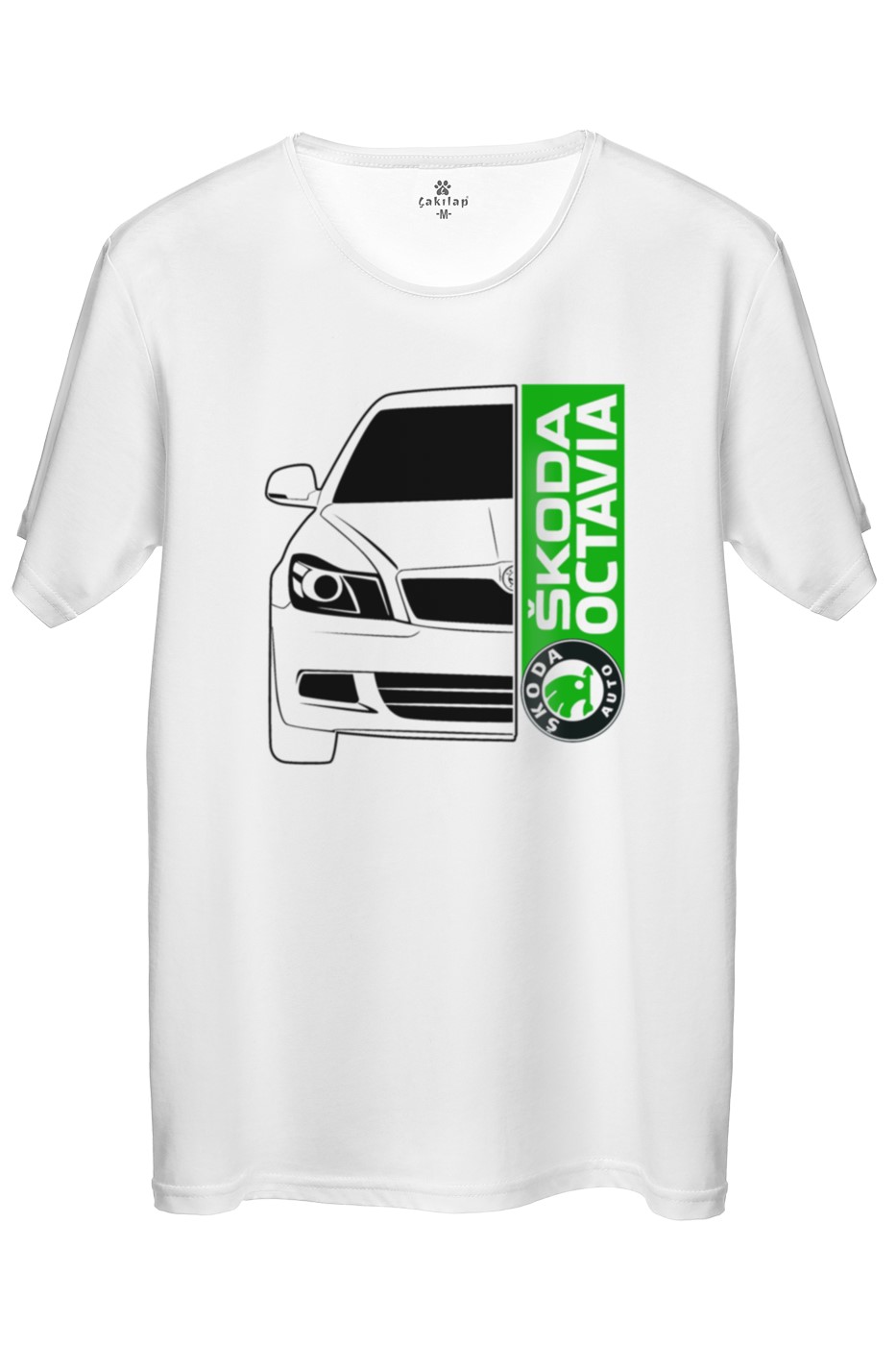 Skoda OctaviaA6 Baskılı Regular Tişört