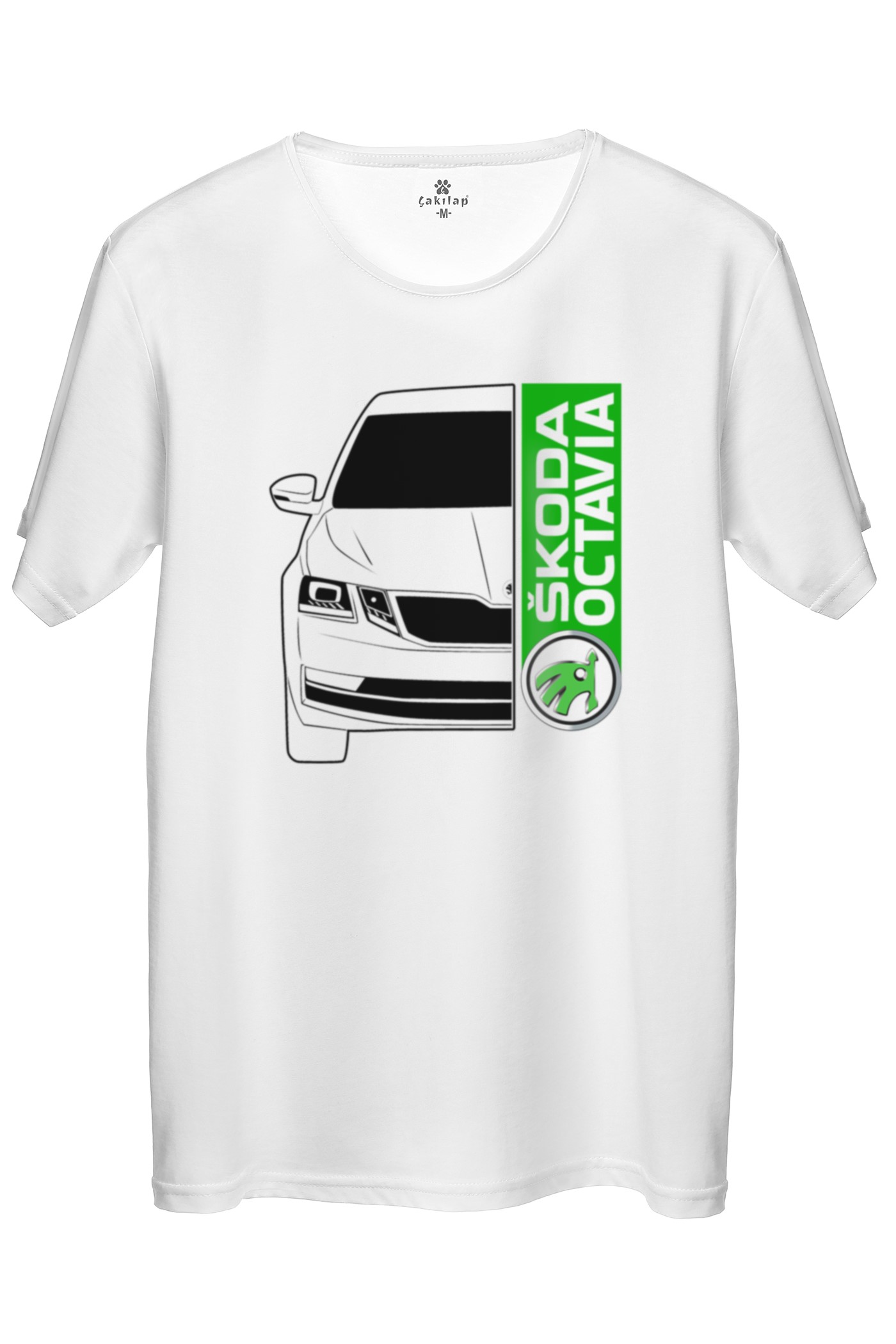 Skoda OctaviaA7 Baskılı Regular Tişört