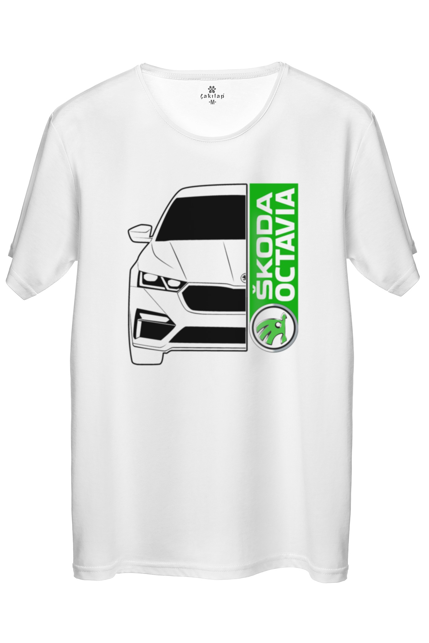 Skoda Octaviaa8 Baskılı Regular Tişört