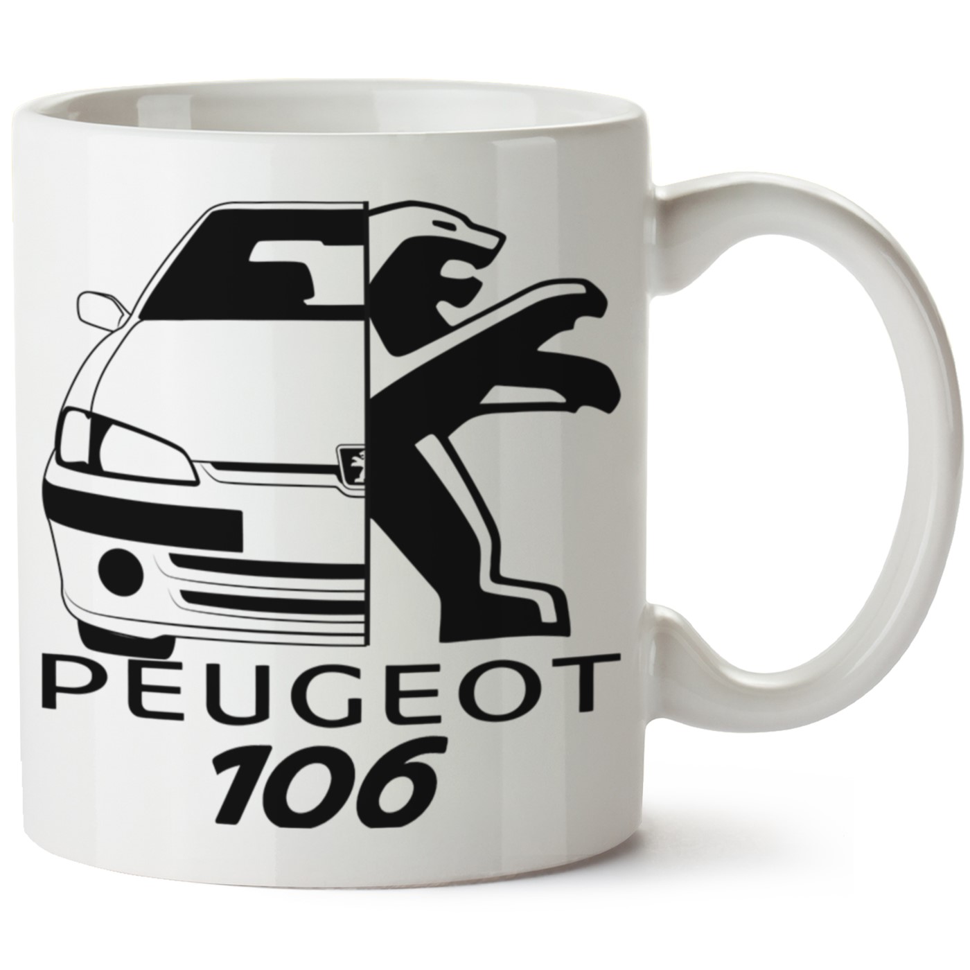 Peugeot 106 Baskılı Porselen Kupa Bardak