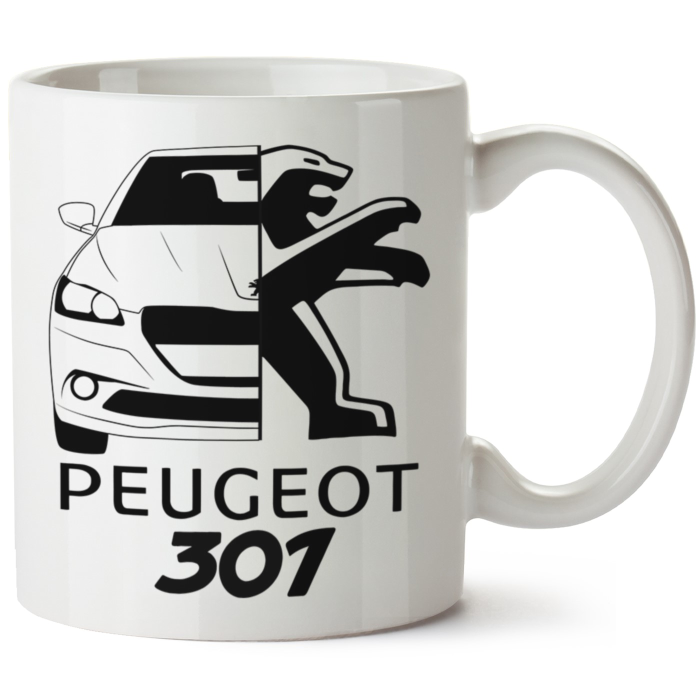 Peugeot 301 Baskılı Porselen Kupa Bardak