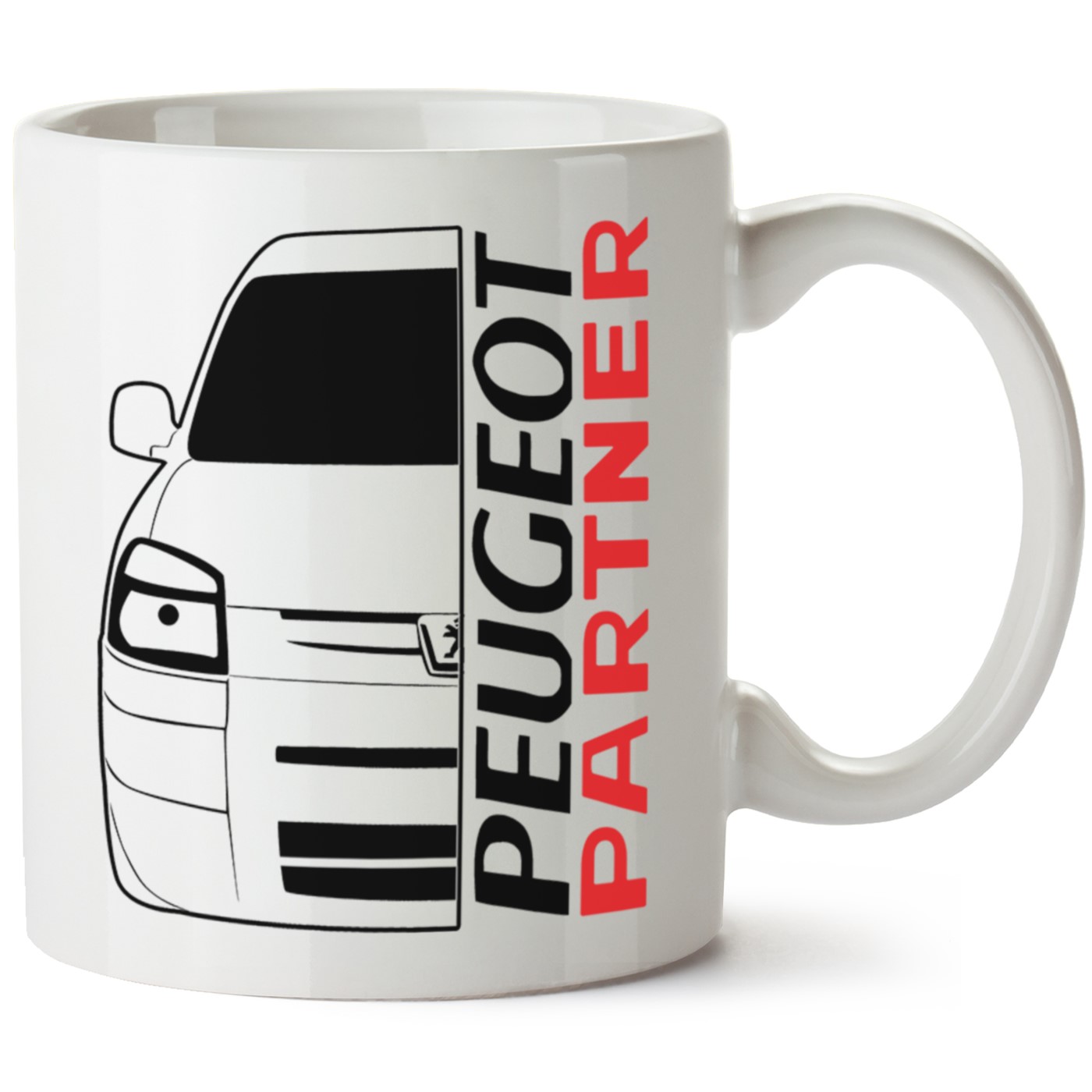 Peugeot Partner Baskılı Porselen Kupa Bardak