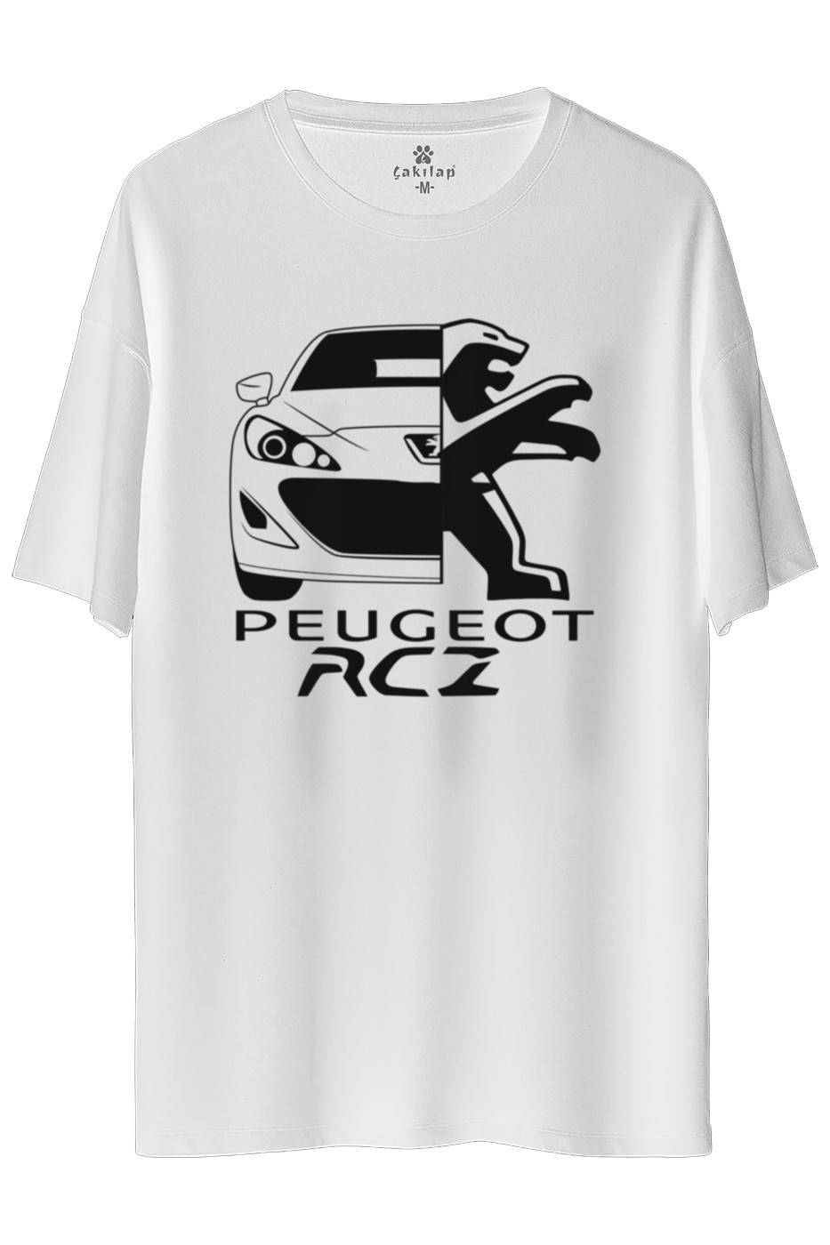 Peugeot Rcz Baskılı Oversize Tişört