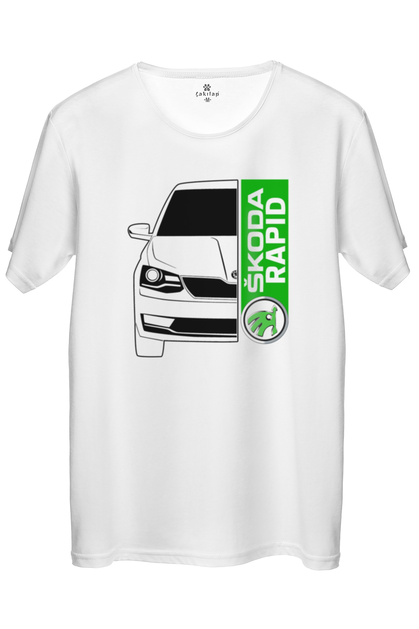 Skoda Rapid Baskılı Regular Tişört