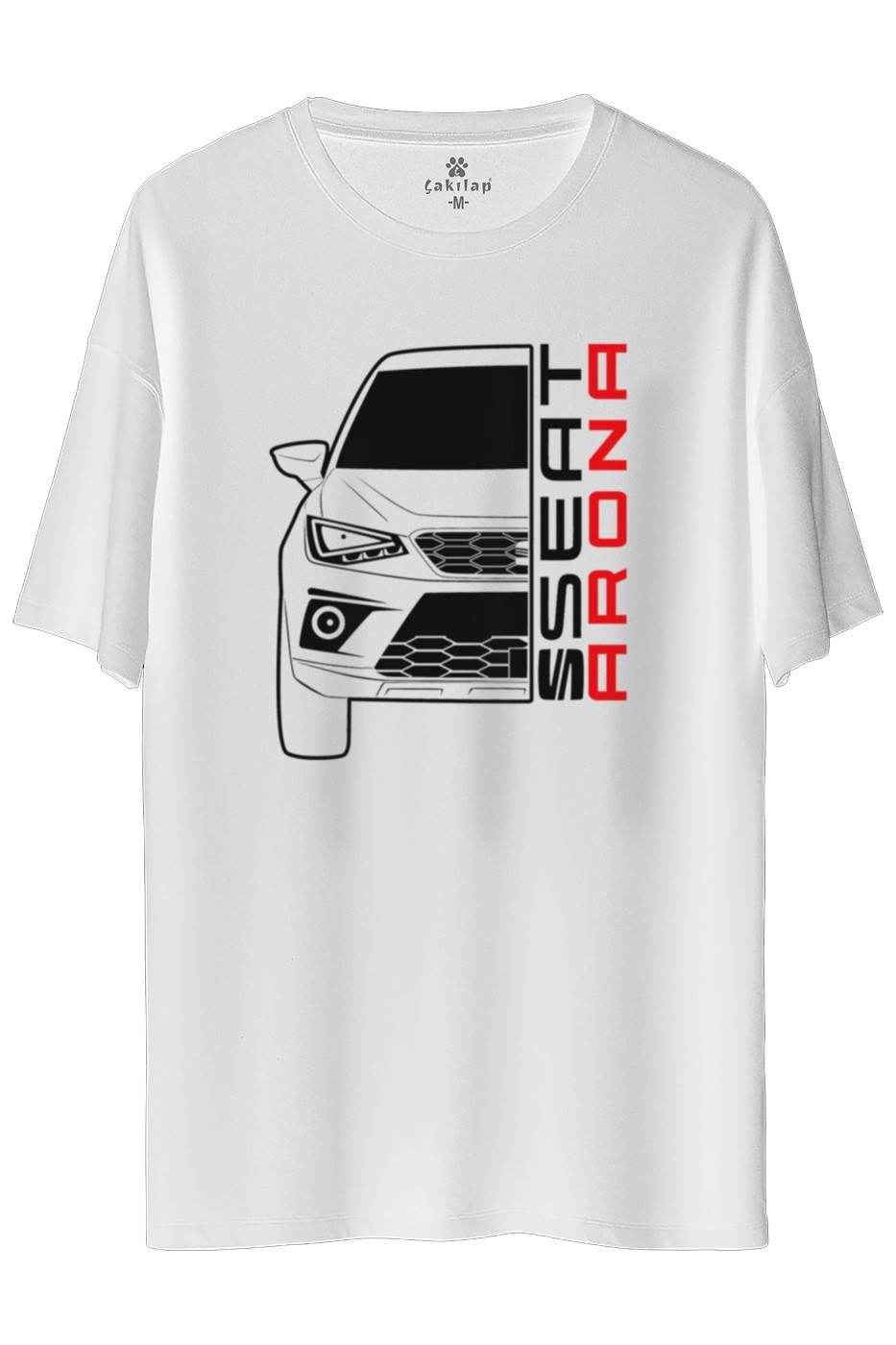 Seat Arona Baskılı Oversize Tişört