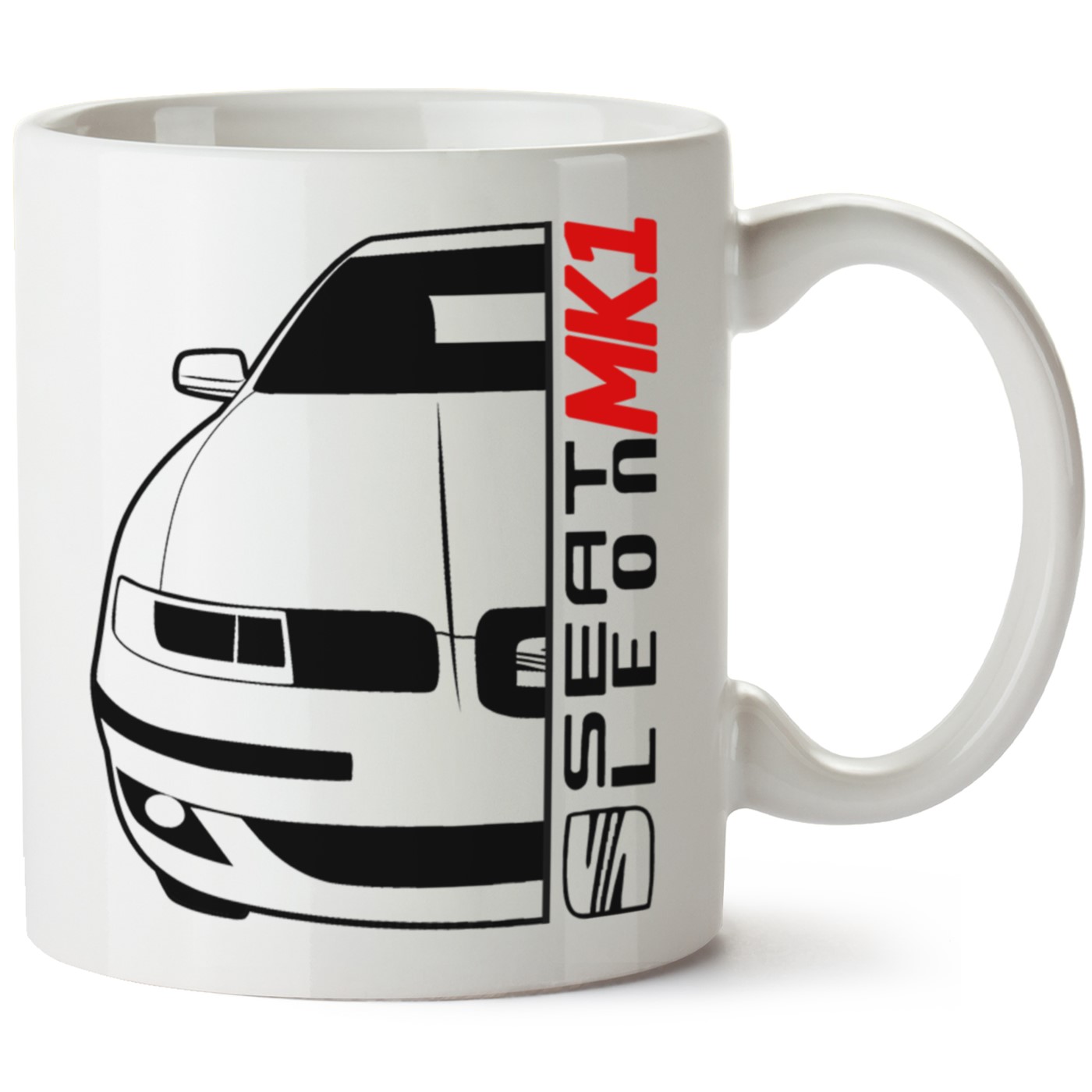 Seat Leon Mk1 Baskılı Porselen Kupa Bardak