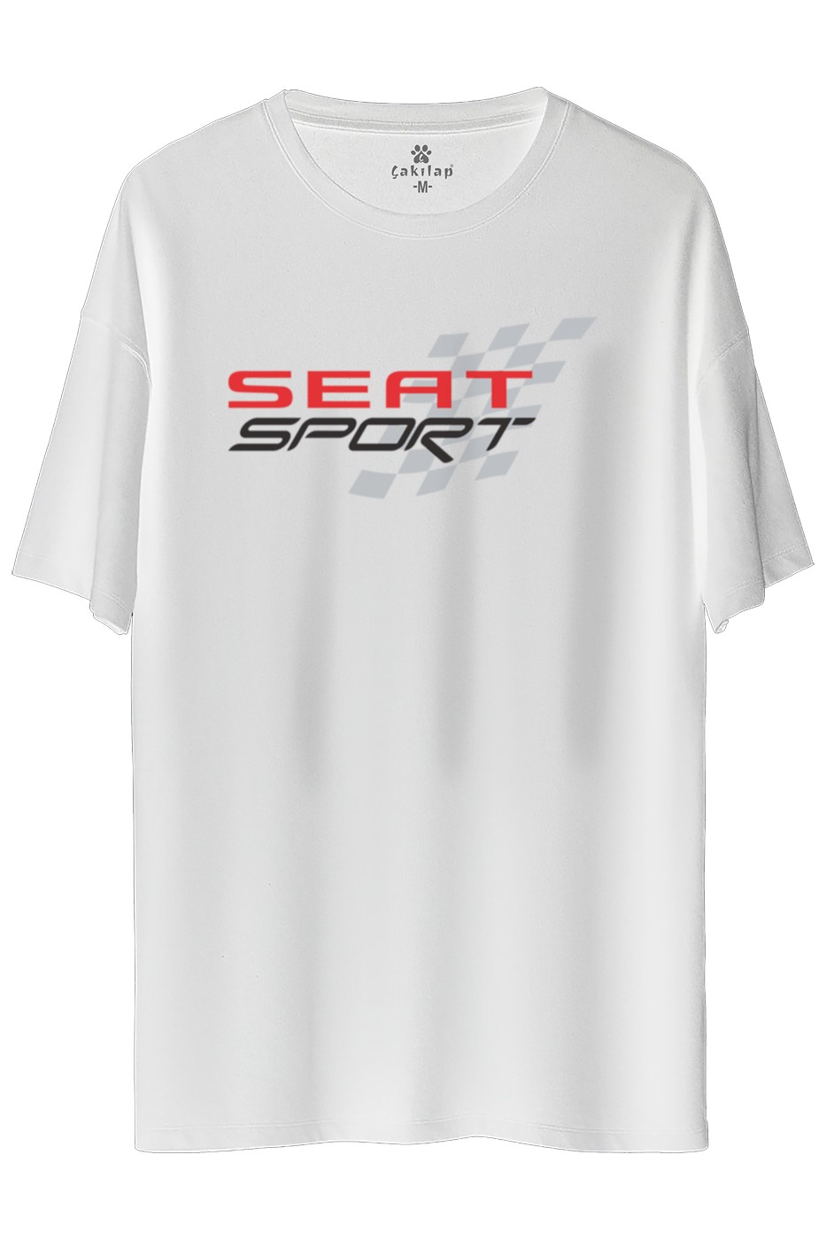 Seat SportLogo Baskılı Oversize Tişört