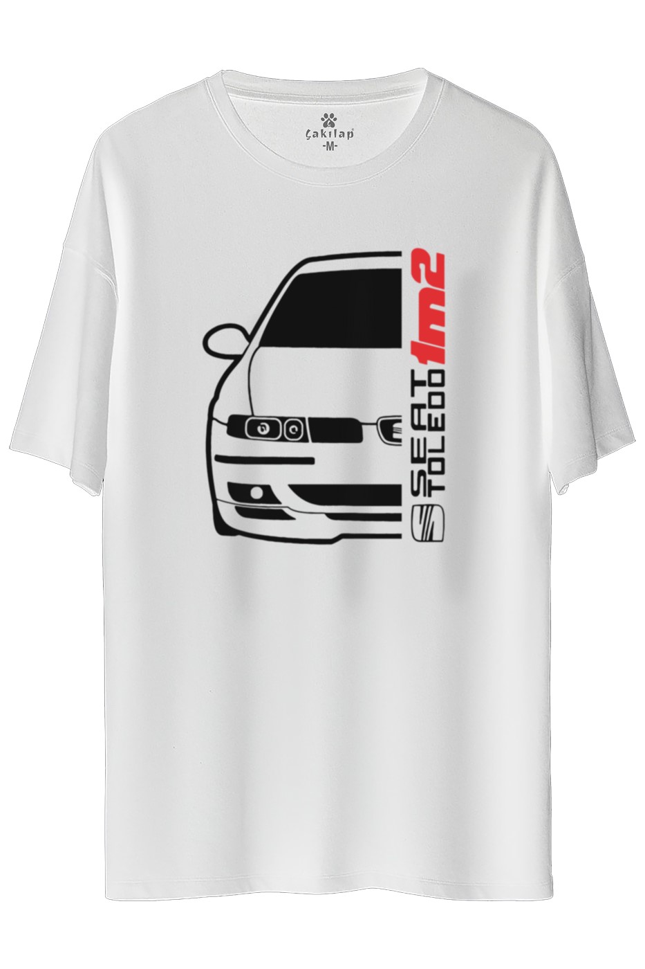 Seat Toledo Baskılı Oversize Tişört