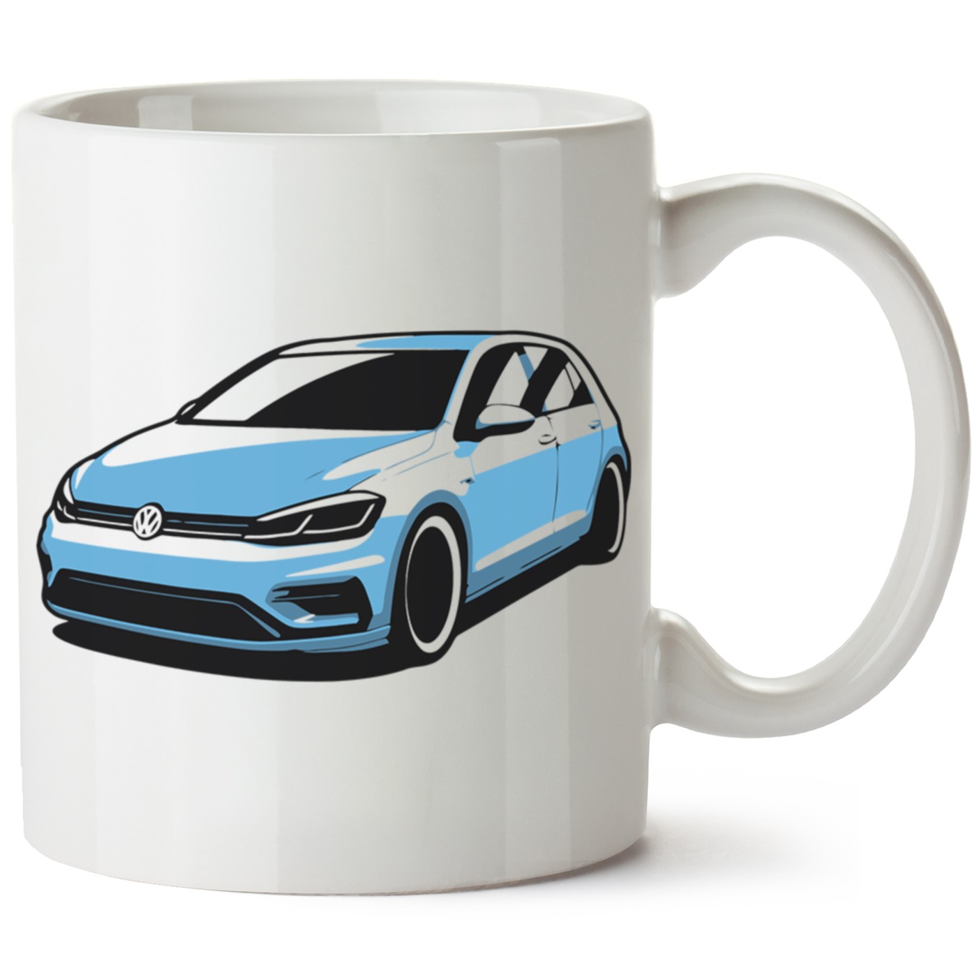 Vw Golf 7 Baskılı Porselen Kupa Bardak