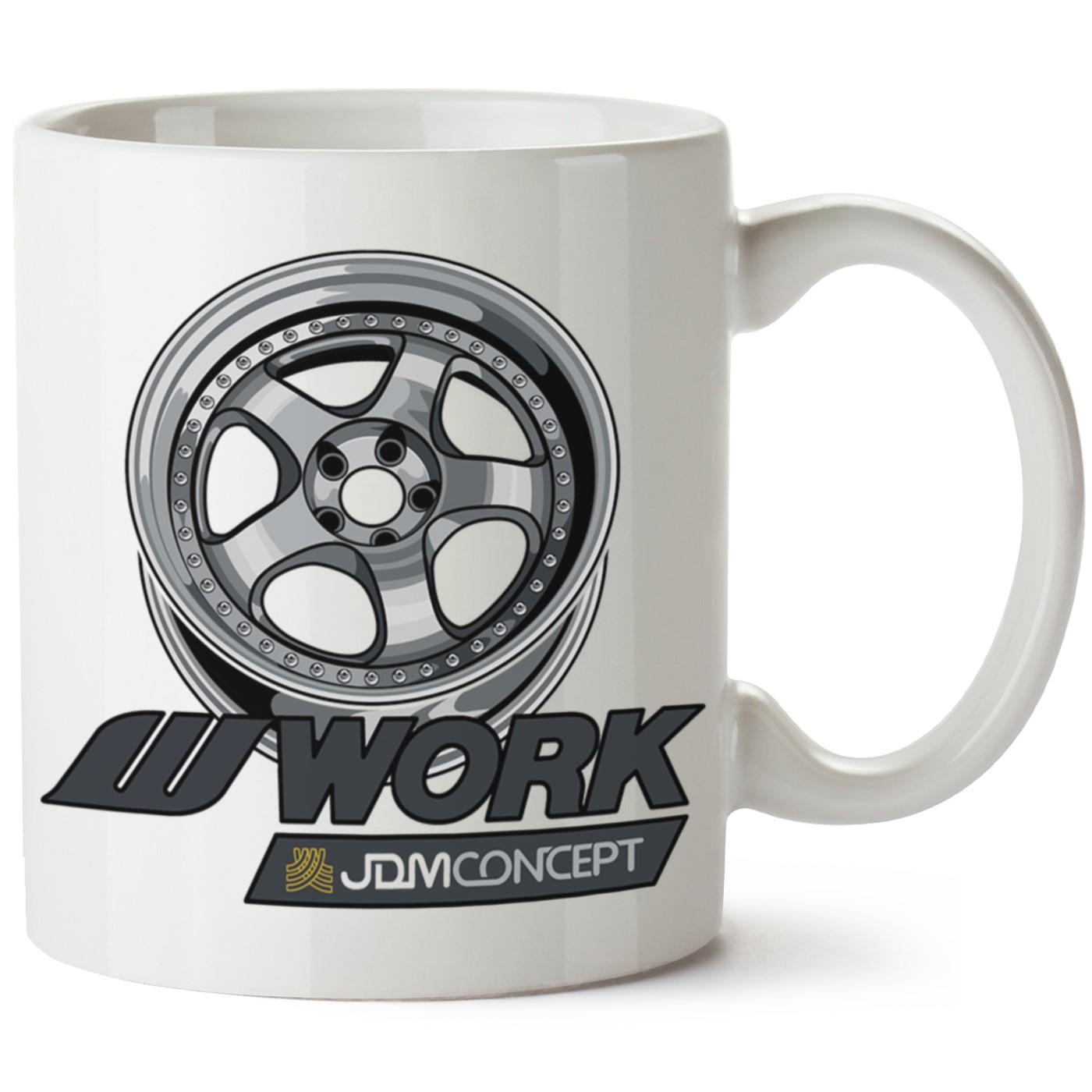 Wolk Racing Baskılı Porselen Kupa Bardak