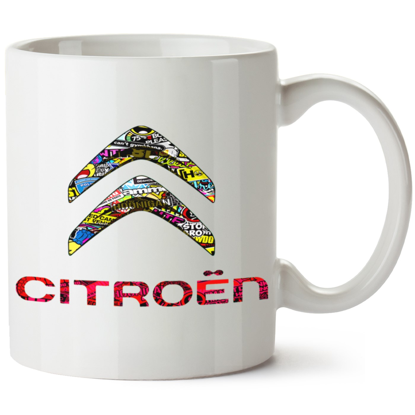 Citroen Logo Baskılı Porselen Kupa Bardak