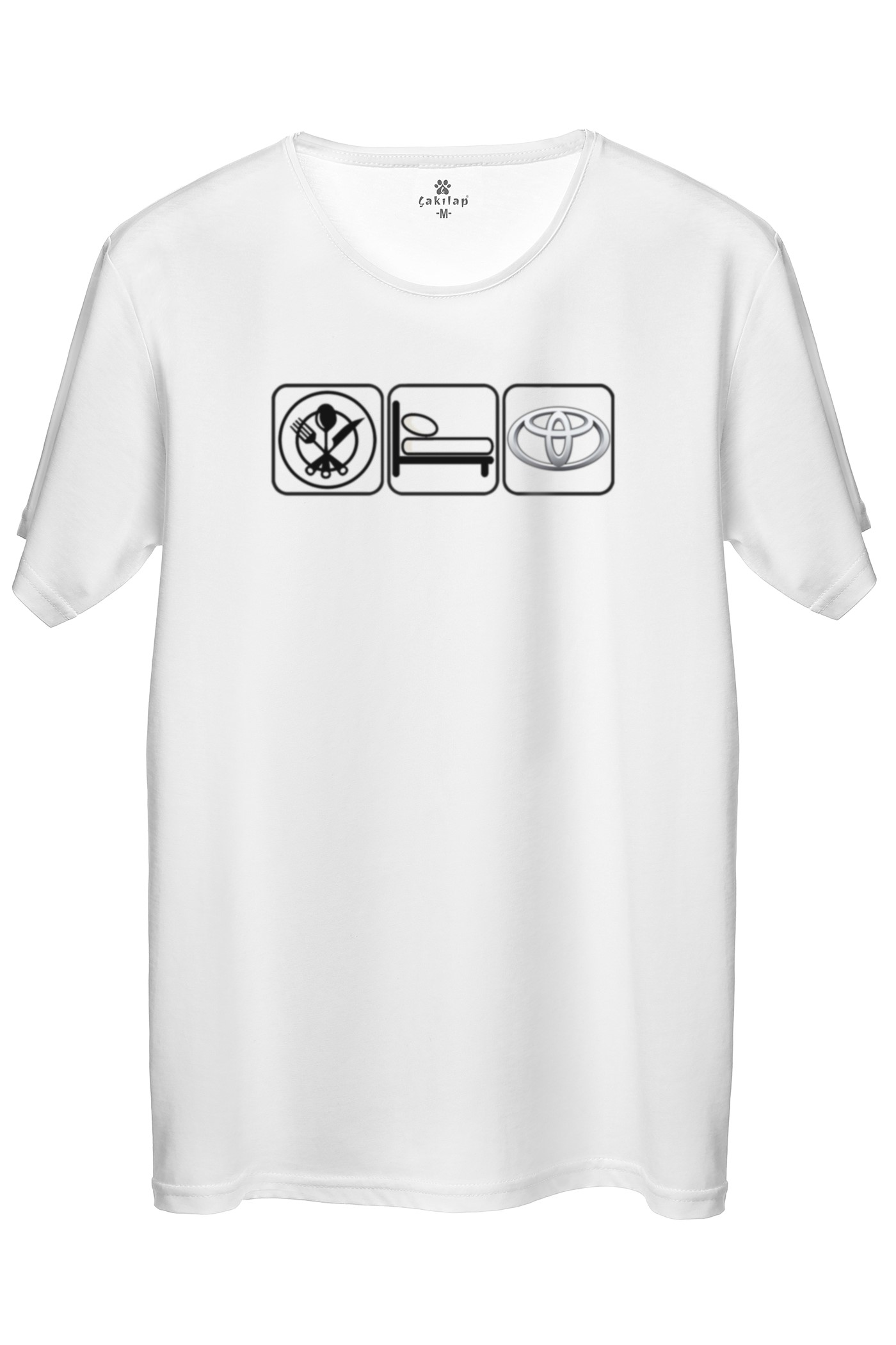 Toyota Logo Baskılı Regular Tişört