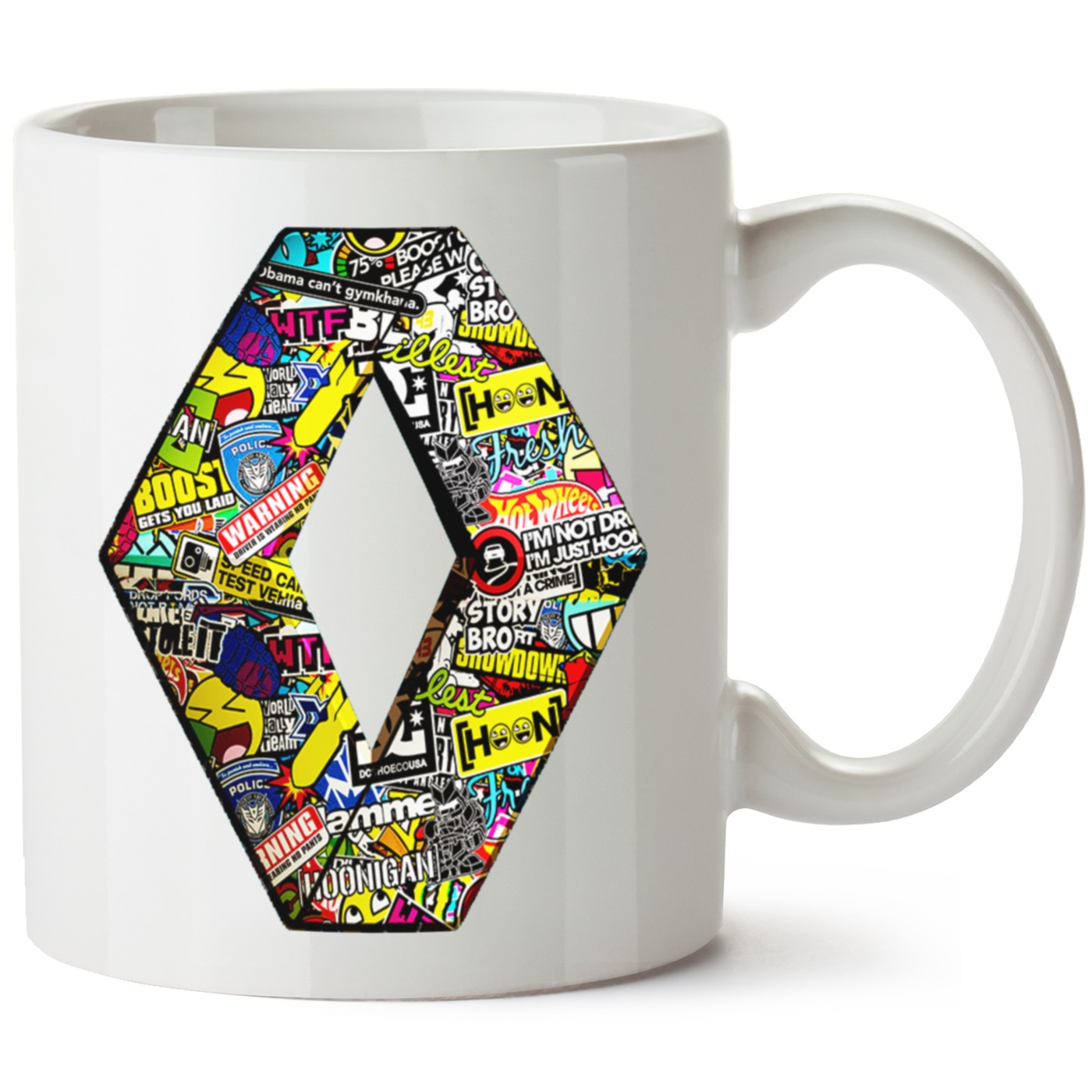 Renault Logo Baskılı Porselen Kupa Bardak