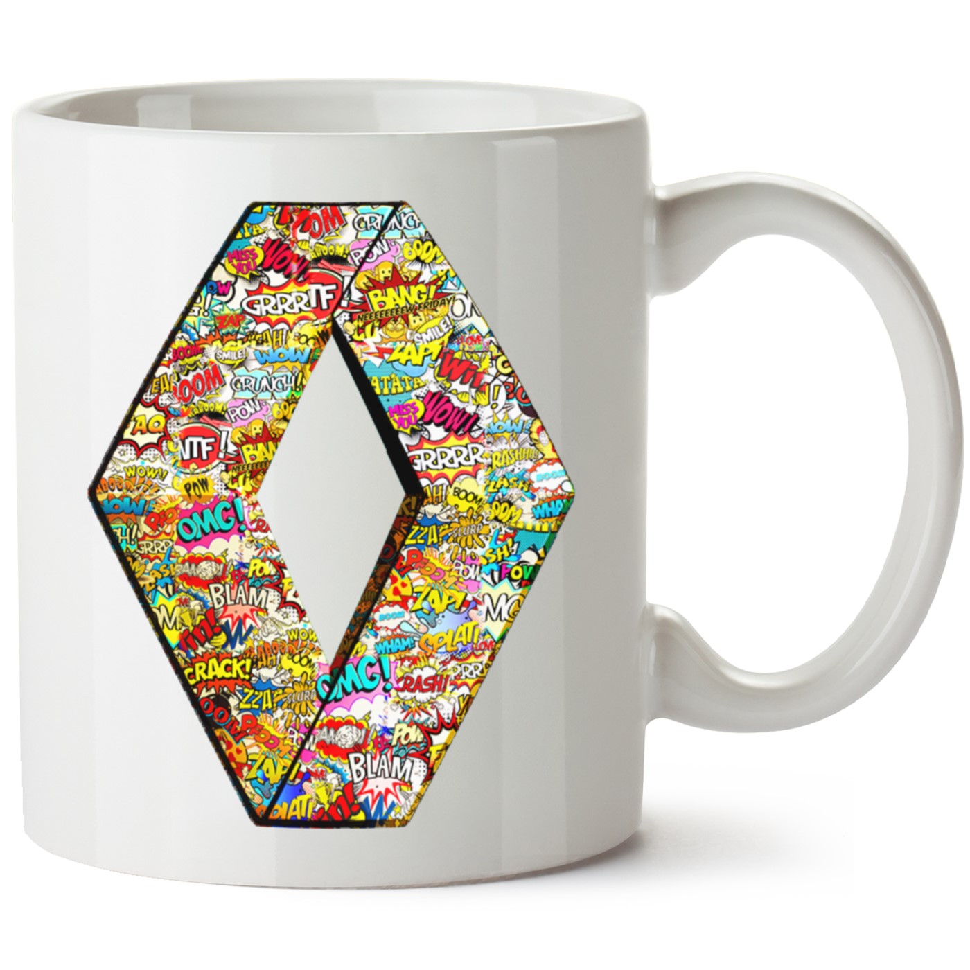 Renault Logo Baskılı Porselen Kupa Bardak