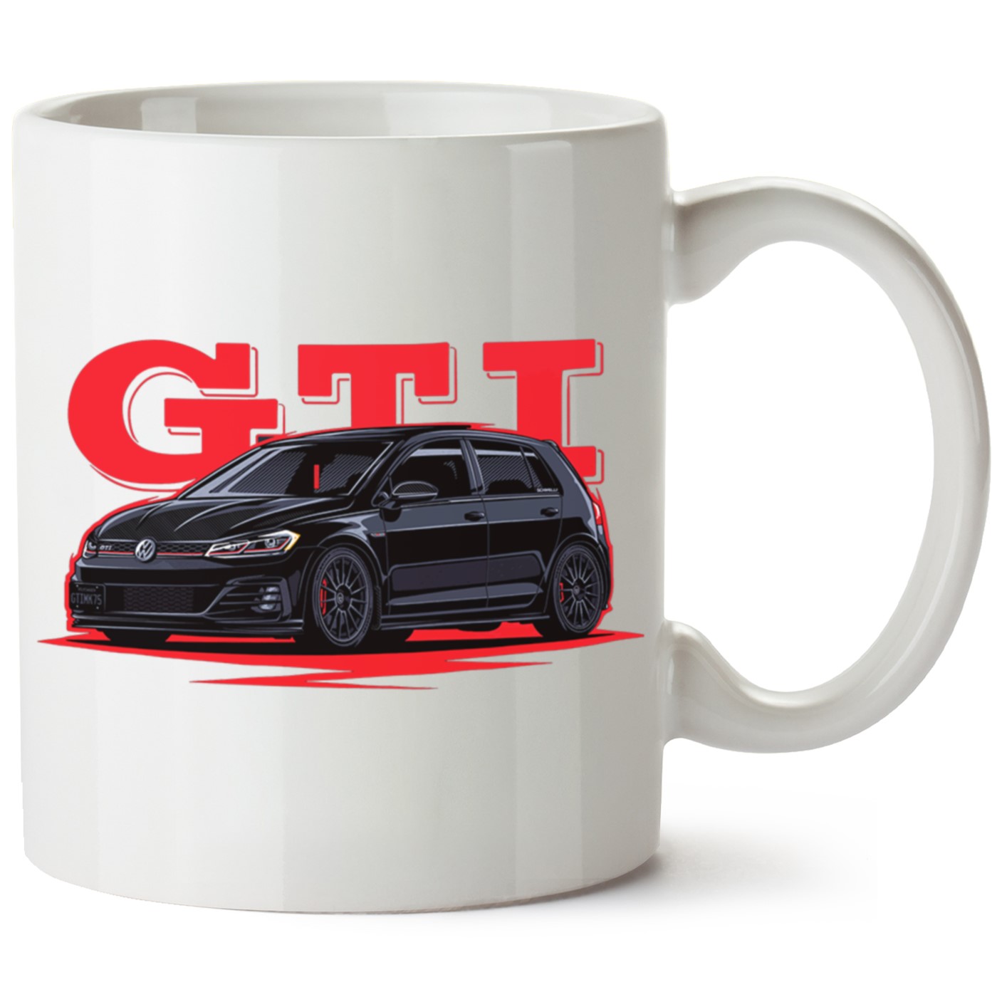 Vw Golf 7 Baskılı Porselen Kupa Bardak