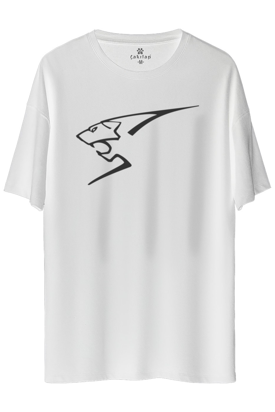 Peugeot Logo Baskılı Oversize Tişört