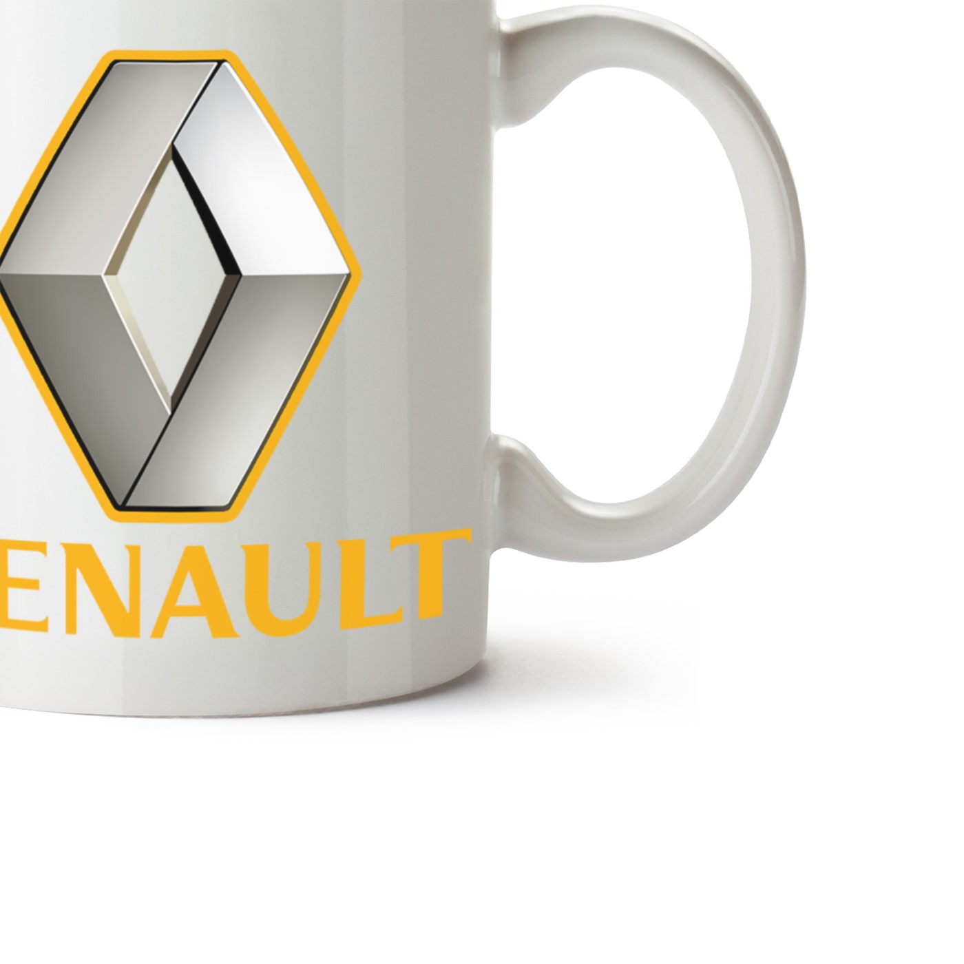 Renault Logo Baskılı Porselen Kupa Bardak