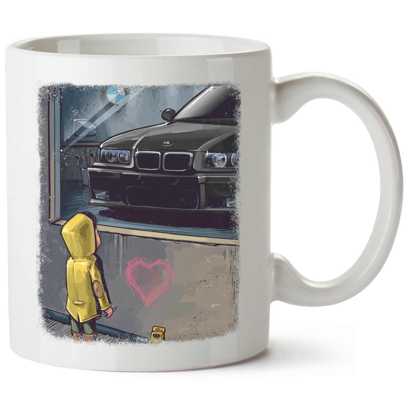 Bmw E36 Baskılı Porselen Kupa Bardak