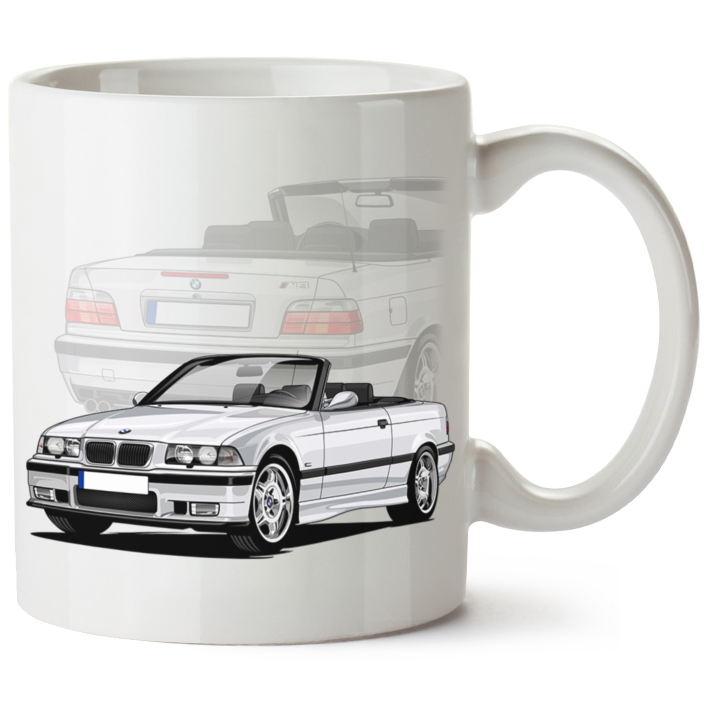 Bmw E36 Baskılı Porselen Kupa Bardak