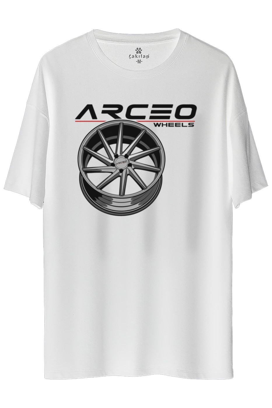 Arceo Jant Baskılı Oversize Tişört