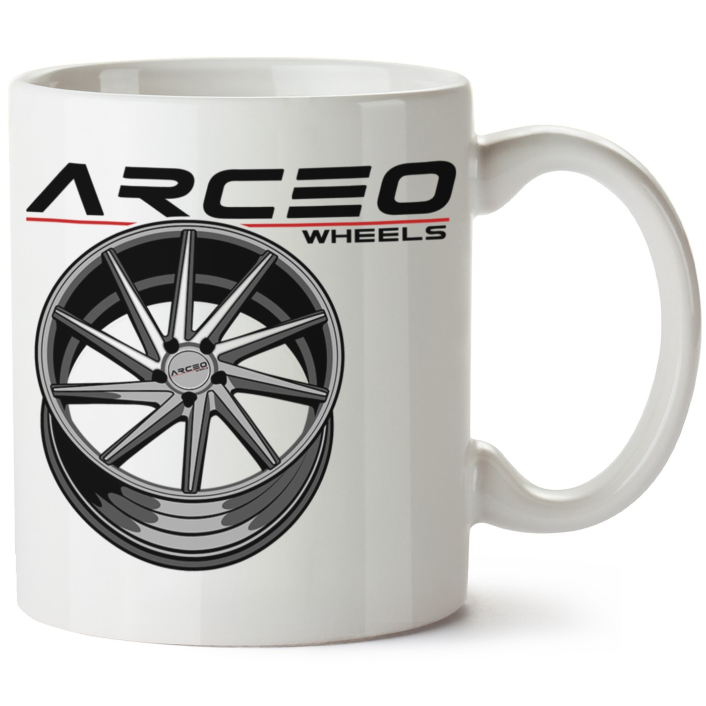 Arceo Jant Baskılı Porselen Kupa Bardak