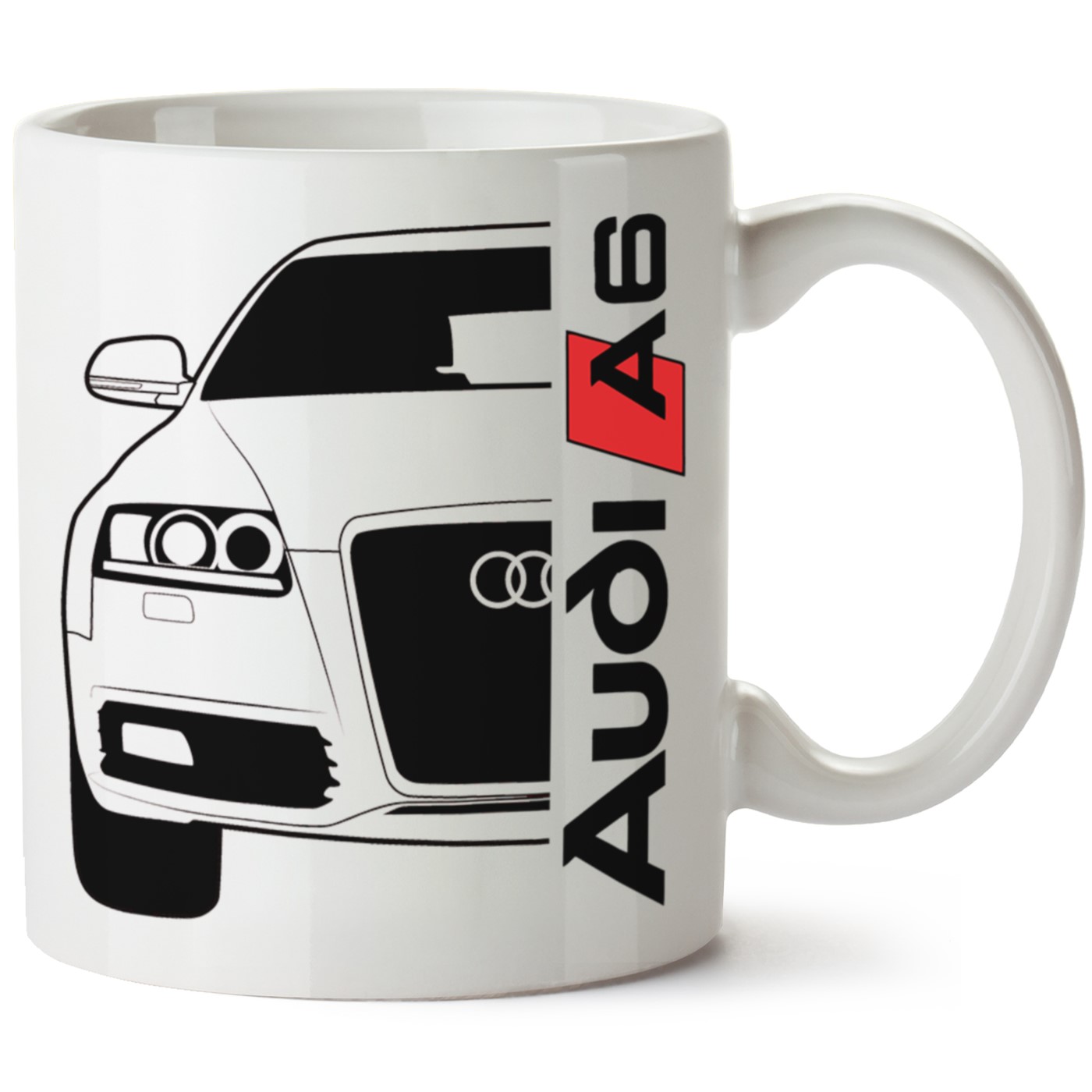 Audi A6 Baskılı Porselen Kupa Bardak