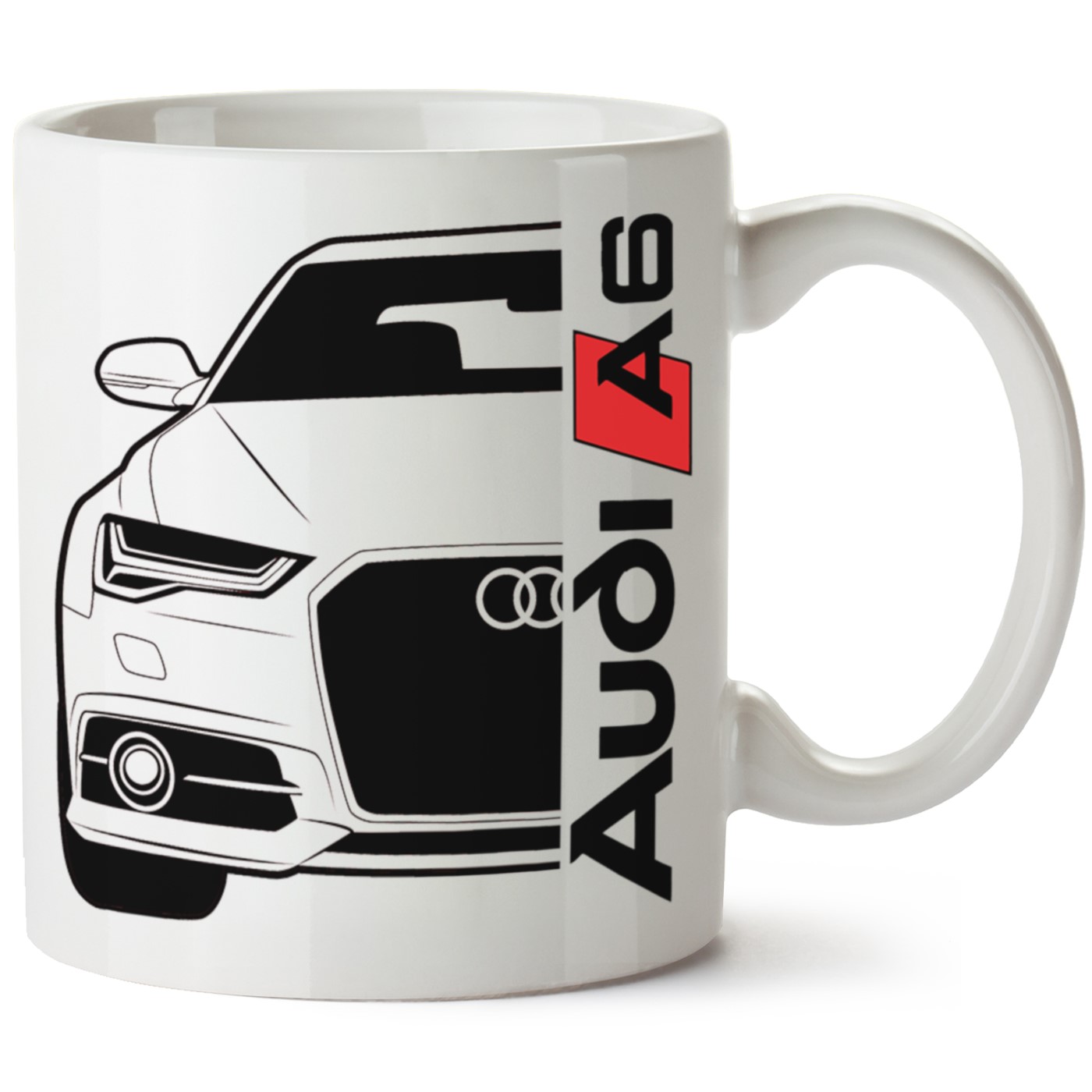 Audi A6 Baskılı Porselen Kupa Bardak