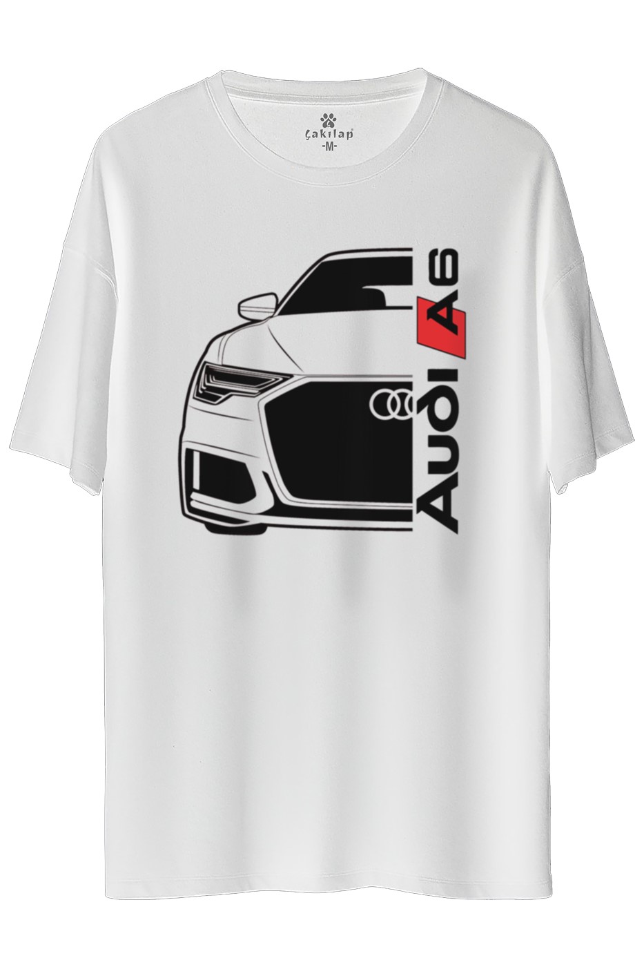 Audi A6 Baskılı Oversize Tişört