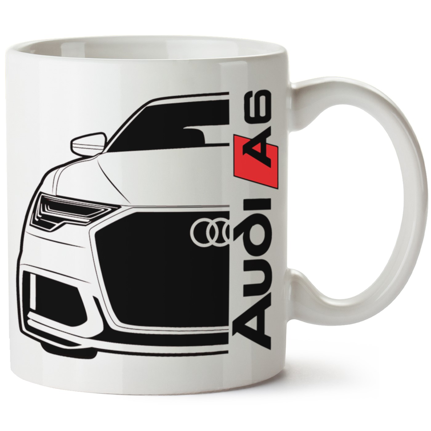 Audi A6 Baskılı Porselen Kupa Bardak