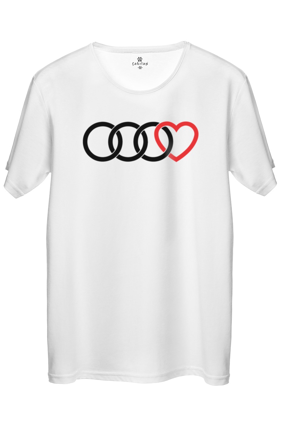 Audi Logo Baskılı Regular Tişört
